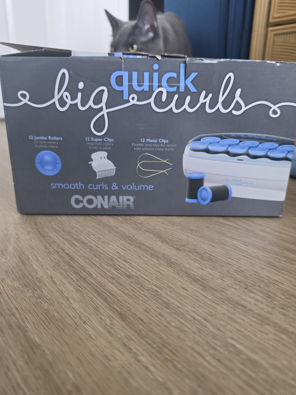 CONAIR Quick Big Curls Electric Hair Rollers - Blue